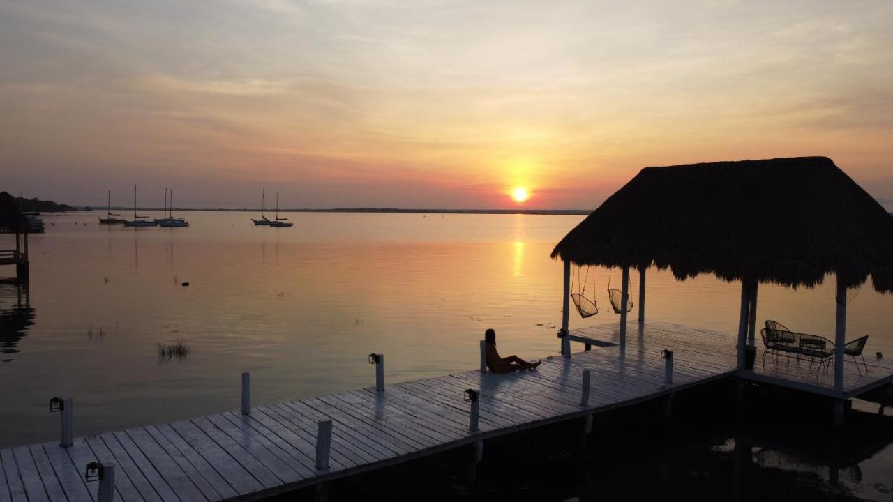 Royal Palm Bacalar Cabanas & Lagoon Club Buitenkant foto